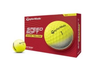 TaylorMade SpeedSoft Yellow 2024 Golf Balls - 1 Dozen