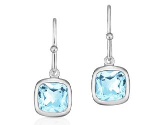 Blue Topaz Earrings