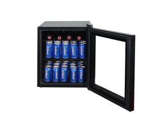 15 Bottle 60 Can Wine & Beverage Center Black