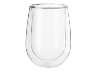 4pc Cafe Roma Double Wall Wine Glass Set