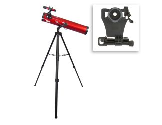 Red Planet Series Telescope w/ Smartphone Adapter Bundle