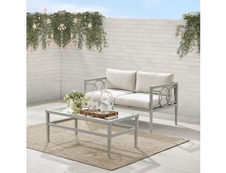 Ashford 2Pc Outdoor Metal Conversation Set