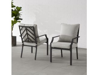 Otto 2Pc Outdoor Dining Chair Set