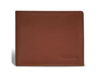 Onyx Leather Zip Bi-Fold Wallet Size 4.5"x3.5"