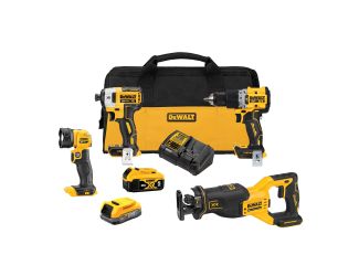 20V MAX XR Brushless 4-Tool Combo Kit w/ 1 POWERSTACK Battery
