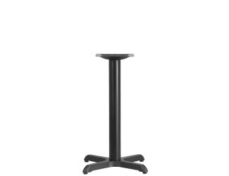 22" x 22" Restaurant Table X-Base with 3" Dia. Table Height Column