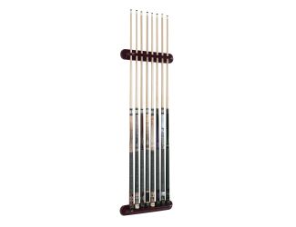 Viper Traditional Mahogany 8 Cue Wall Cue Rack
