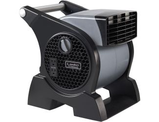 Pro-Performance High Velocity Utility Fan with Integrated Power Outlets