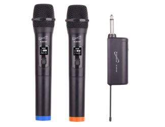 Professional VHF Dual Fixed Channel Wireless w/ Microphones