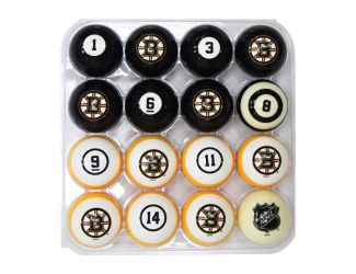 Boston Bruins Billiard Balls With Numbers