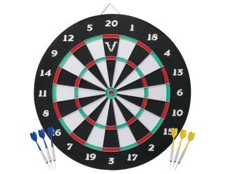 Viper Double Play Coiled Paper Fiber Dartboard with Darts