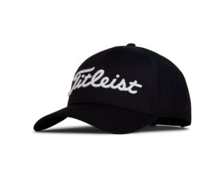 Titleist Blank Tour Performance Golf Hat - Black/White
