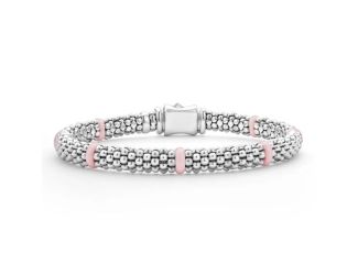 Ceramic Station Caviar Bracelet Size 6.25"-6.75"
