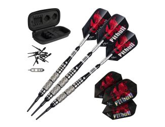 Viper Pitbull Tungsten Soft Tip Darts Diamond Cut and Ringed Barrel 18 Grams