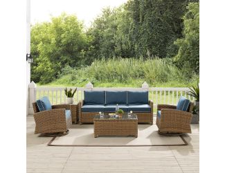 Bradenton 5Pc Swivel Rocker And Sofa Set
