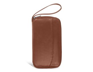 Onyx Leather Multi Passport Case Size 5.5"x9.35"