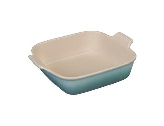 3qt Stoneware Square Dish Sea Salt