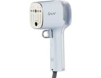 Quicksteam Travel Garment Steamer with 10-Second Heating Time and Brush Creaser Attachment in Peri