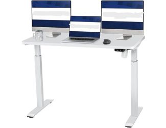 Height Adjustable Standing Desk - White