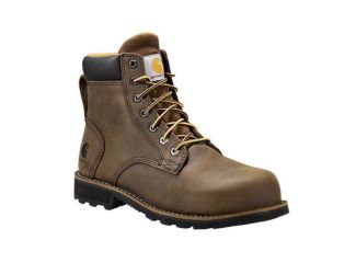 Mens Frontier 6" Water Resistant Composite Toe Work Boot-Mossy Brown-8