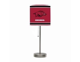 University Of Arkansas Chrome Lamp