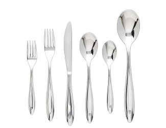 42pc Fontur Platinum Flatware Set