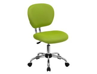 Beverly Mid Back Swivel Office Chair: Green