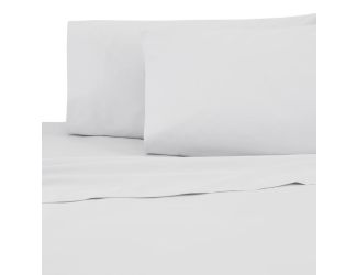 225 Thread Count Queen Sheet Set - (White)