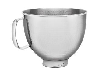 5-Quart Tilt-Head Hammered Stainless Steel Bowl