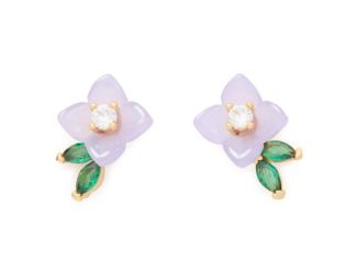 Bursting Blooms Studs - Blue/Multi
