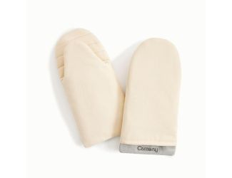 2pc Linen Oven Mitts Cream