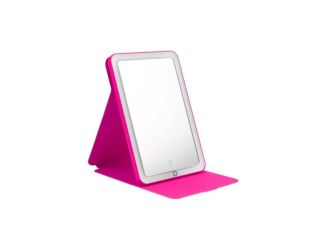 Barbie Rechargeable Makeup Mirror w/ Adjustable Light and Cover