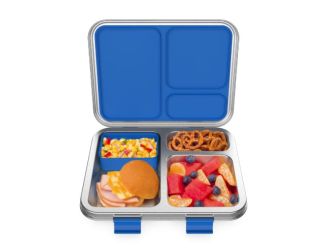Kids Stainless Steel Leak Resistant Lunch Box Blue