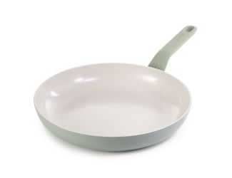 Leo Balance NS Ceramic Frying Pan 11", Recycled Aluminum, Sage