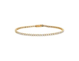 2 Carat Diamond Tennis Bracelet 14K Size 7"