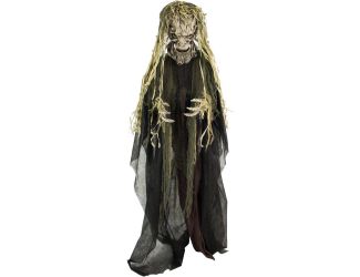 Life-Size Animatronic Tree Man with Lights and Sound, Indoor or Covered Outdoor Halloween Decoration