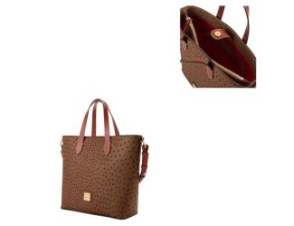 Ostrich Liliana with Pouch