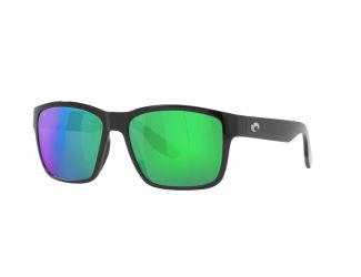 Paunch Sunglasses - (Frame) Black; (Lens) Green Mirror, 580P