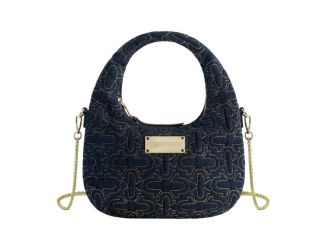 True Religion WMN Quilted Denim Hobo Bag