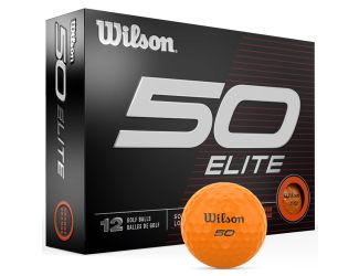 Wilson Fifty Elite Orange Golf Balls - 1 Dozen