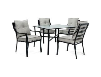 Lavallette 5-Piece Dining Set in Gray