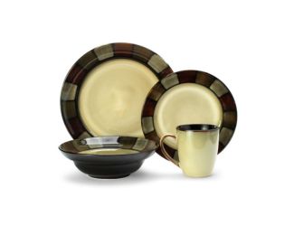 Taos 16pc Stoneware Dinnerware Set