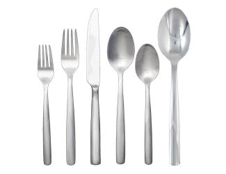 42pc Simple Flatware Set