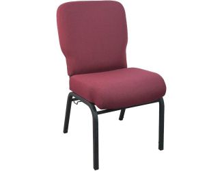 Signature Elite Maroon Church Chair - 20 in. Wide