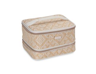 Stephanie Johnson - Paros Jenny Train Case - Coconut