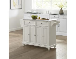 Cambridge Granite Top Full Size Kitchen Island/Cart