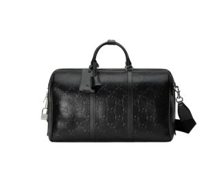 GG Embossed Duffle Bag