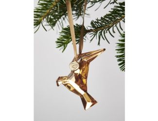 Annual Holiday Ornament Homage Dove 21K Gold 2024