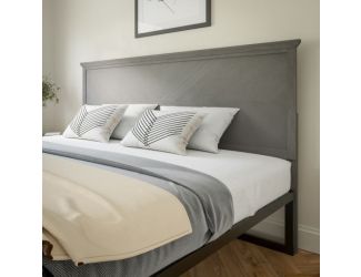Contemporary King Size Herring Bone Wooden Headboard Only in Light Brown