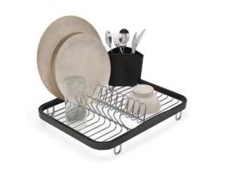Sinkin Dish Rack  Smk/Nkl